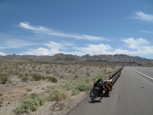 On the road to the Hoover Dam