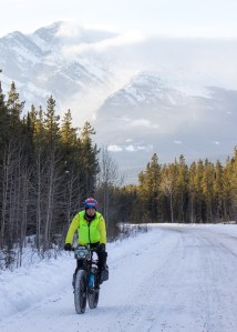 Greg on his fat bike