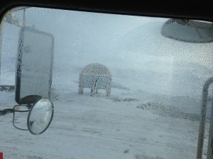 The sign is still there; guess the trucks not rolling away!